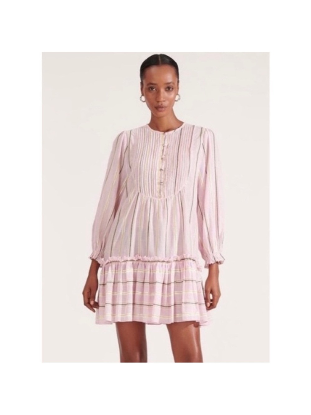 Veronica Beard Tibbett Striped Cover-Up Dress